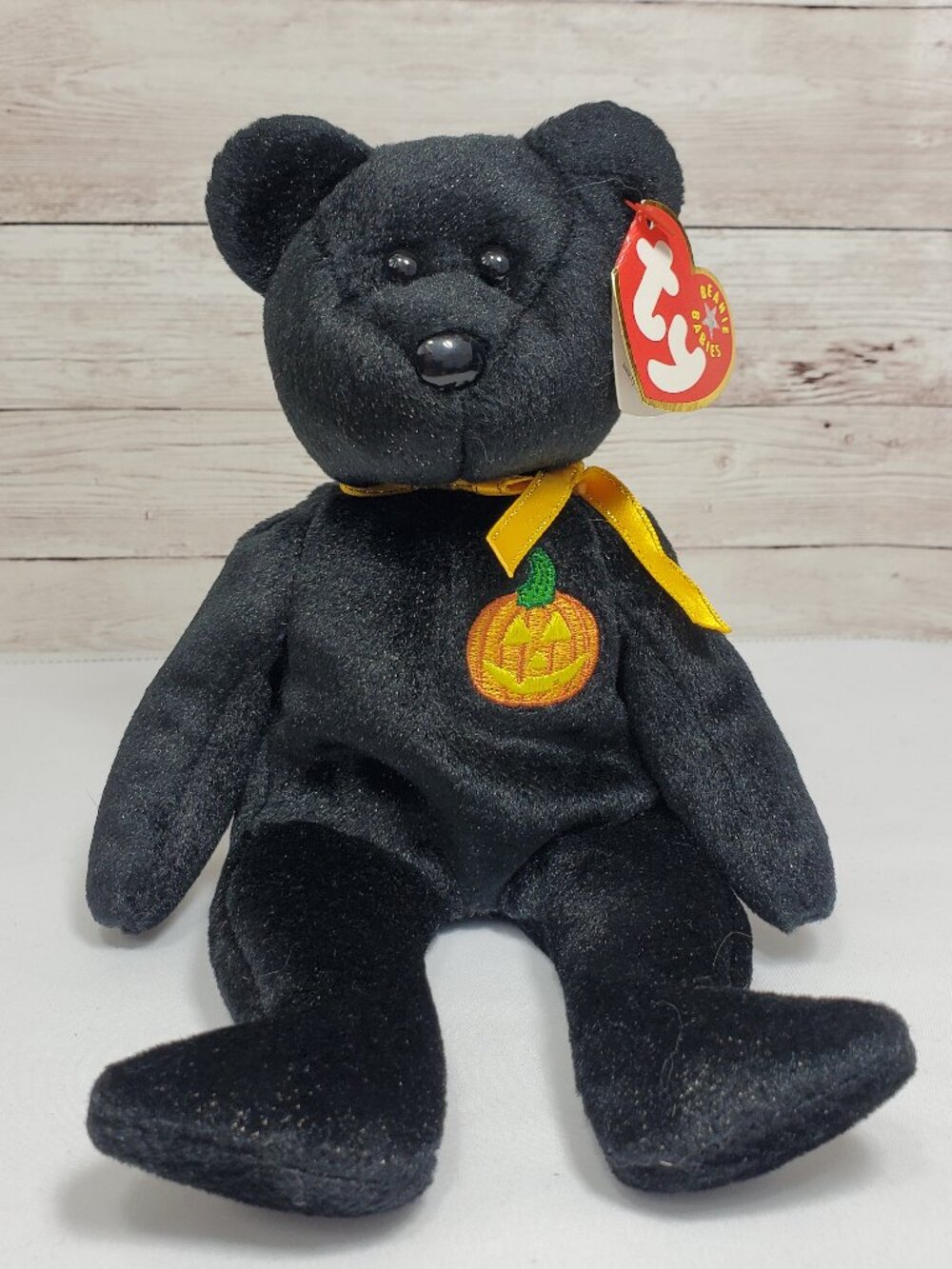 TY Beanie Baby - HAUNT the Halloween Bear - Stuffed Animal Toy